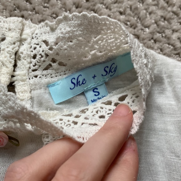 Upcycled balletcore rosette and lace swing tank top - Picture 5 of 7